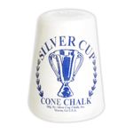 Hathaway Silver Cup Cone Talc Chalk, White