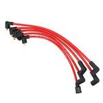 5 Pcs Spark Plug Cable, 8mm Red Silicone HT Ignition Leads Spark Plug Wires Cables for MGB 1800cc Models