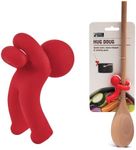 Monkey Business Hug Doug Spoon Saver, Spoon Holder and Lid Lifter + Spoon - Ideal for Standard-Sized Utensils, Silicone Spoon Rest, Stove Spoon Holder, Cool Kitchen Gadgets & Cute Kitchen Accessories