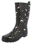 Beck Women's Flowers Wellington rain boots