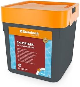 Steinbach Poolpflege Chlortabs 200 g langsamlöslich, 5 kg, Chlorprodukte, 0752205TD00