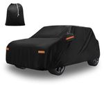 X AUTOHAUX Car Cover for Cooper/Cooper S/Hardtop/Clubman/Countryman 4 Door Outdoor Full Car Cover All Weather Waterproof Sun Protection with Door Zipper