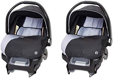 Baby Trend Ally Newborn Baby Infant Car Seat Carrier Travel System with Harness and Extra Cozy Cover for Babies Up to 35 Pounds, 2-Pack, Stormy