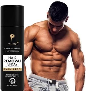 Palians Hair Removal Spray for Men - Quick & Painless Body Hair Removal, Fast-Acting & Pain-Free Solution for Body Hair, 200ml