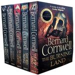 Bernard Cornwell Warrior Chronicles, The Last Kingdom Series 1 Books Set Collection Pack (The Lord of the North, Sword Song, The Last Kingdom, The Burning Land, The Pale Horseman) (Book 1 To 5)