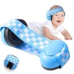 Tonity Noise Cancellation Ear Muffs for Kids Use Noise-cancelling Ear Muffs for Baby Toddler Ear Muffs for Noise Reduction Baby Ear Muffs for 0-3 Years Old On Flight Sleep Travel (Blue) (1, Blue)