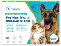 5Strands Pet Nutrition Deficiency Test, 44 Vitamins and Minerals Tested, at Home Dog or Cat Hair Sample Collection Kit, Results in 7 Days, Works for All Ages and Breeds