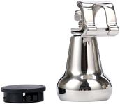 Amarine-made Aisi 316 Stainless Steel Marine Sport Boat Steering Wheel Knob with Plastic Cap, Maneuvering Knob - L