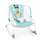 Bright Starts Disney Baby Mickey Mouse Infant to Toddler Rocker with Vibrations and Removable Toy Bar - Original Bestie, Newborn +