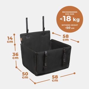 Wuglo Waterproof Dog Car Seat – Pet Booster for Cars