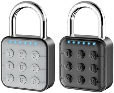 Combination Lock, Combination Lock for Locker, Locker Lock & Gym Locker Lock - High Security, Easy to Use for Gym, School, Travel, Outdoor (Gray/Black-2 Pack)