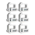 Gift2u 6 Pack Mounting Clamps Truck Caps Camper Shell for Chevy Silverado Sierra 1500 2500 3500 for Dodge Dakota Ram 1500 2500 3500,F150 F250,for Toyota Tundra Pick-up Truck Bed Accessories