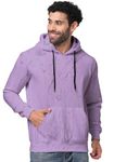 Wear Your Opinion Men's M to 5XL Fleece Kangaroo Pocket Hoodie for Winter Wear (Design: Lilac Splatter,LilacSplatter,XXXXX-Large)