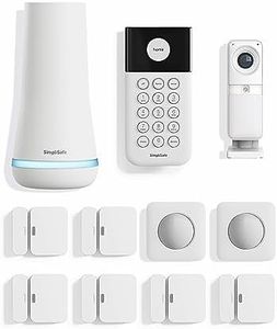 SimpliSafe 11 Piece Wireless Home Security System Gen 3 with Wireless Indoor HD Camera - Optional 24/7 Professional Monitoring - No Contract - Compatible with Alexa and Google Assistant,White