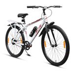 XCi Stormrider | 26-Inch Tires | Single Speed | Rigid Suspension | V-Brakes | Youth 12+ Years | 17-Inch Ultra Light Steel Frame | Red White