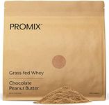 Promix Whey Protein Powder, Chocolate Peanut Butter - 2.5lb Bulk - Grass-Fed & 100% All Natural - ­Post Workout Fitness & Nutrition Shakes, Smoothies, Baking & Cooking Recipes - Gluten-Free