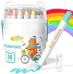 JUPITEARTH 36 Color Twist Crayons f