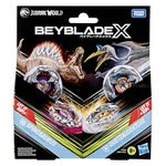 Beyblade X Jurassic World Collab Spinosaurus vs Quetzalcoatlus Multipack Set