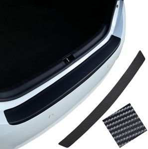 CIVMURFS Rear Bumper Protector for Honda CR-V 2017-2024 | Carbon Fiber Texture Trunk Guard | Car Rear Bumper Protector Guard Cover