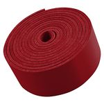 Leather Straps by TOFL Crafts Accenting Binding Leather Strips You Can Use. 4 oz. 1/6" Thick, 3/4"Wide and 72" Long (Red)