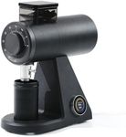 STARSEEKER AK74 Electric Bean Grinder 74mm Titanium Flat Knife Espresso Hand-brewed Coffee Home Commercial adjustable speed Coffee Burr Grinder with timer (74mm Espresso, Black)