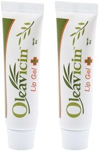 Oleavicin Lip Gel – Natural Cold Sore & Fever Blister Treatment with Organic Olive Leaf – Fast-Acting Relief – 1.3oz (3.8) – 2 Pack