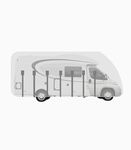 HBCOLLECTION Breathable Protective Cover for Partially Integrated Motorhomes (L x W x H 7.50 x 2.30 x 2.60 m)