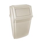 Rubbermaid Commercial Products FG782200BEIG, Wall Mounted Container, 56.8 L - Beige