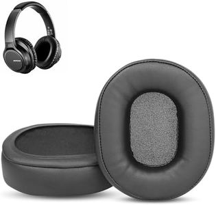 DowiTech Coussinets d'oreille de Remplacement Professionnels Compatibles avec Le Casque Mpow H7, Couverture des Coussinets avec Cuir Protéiné Doux pour la Peau et Mousse à Mémoire de Forme