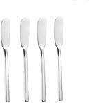 IMEEA 4-Piece Bistro Butter Knife Set - Classic Design with Stainless Steel Blades (4 x 6.5inch Spreaders)