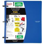 Five Star Flex Hybrid NoteBinder, 1 Inch Binder, Notebook and Binder All-in-One, Color Selected For You (29404)