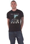 The Beatles Abbey Road Logo Official Mens New Black T Shirt