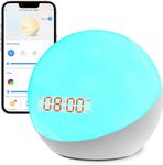 Homidy Night Light with Clock, Slee