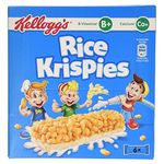 Kellogg's Rice Krispies Cereal and Milk Bar Box, 6 x 20g