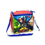 JJR Insulated Polyester Lunch Bag for Student Kids to School |Thermal Cooler Tote Bag Picnic Organizer Storage Portable and Reusable Tiffin Bag (Superheroes)