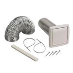 Broan-NuTone WVK2A Flexible Wall Ducting Kit for Ventilation Fans, 4-Inch