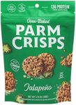 ParmCrisps – Jalapeno Cheese Parm Crisps, Made Simply with 100% REAL Cheese | Healthy Keto Snacks, Low Carb, High Protein, Gluten Free, Oven Baked, Keto-Friendly | 1.75 Oz (Pack of 6)