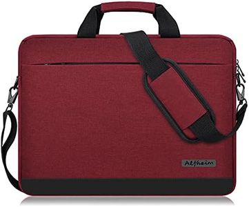 Alfheim Maletín Ordenador Portátil Hombro Bandolera 15.6-16 Pulgadas Hombre Mujer Bolso Laptop Trabajo Ligero Suave para Negocios Escuela Ultrabook Compatible con Macbook Air/Macbook Pro 14 Inch