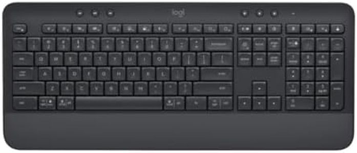 Logitech Signature K650 Wireless Comfort Keyboard with Wrist Rest, Graphite