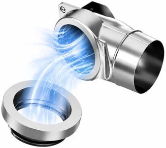 90 Degree Magnetic Dryer Vent Connector Kit, 4-Inch Right Angle Adapter