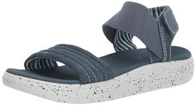 Skechers womens Walking Sandal, Navy Blue, 4 UK (7 US)