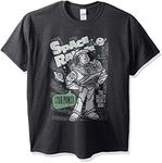 Disney Men's Toy Story Buzz Lightyear Star Power Hero Graphic T-Shirt, Charcoal Heather, 4X-Large