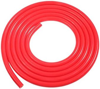 AOCISKA 10 Ft Silicone Vacuum Tubing,Universal High Performance Automotive Silicone Vacuum Tubing Hose line,1/4" Inner Diameter Hose,automotive Replacement Vacuum Hose Line for Vehicle Radiator (Red)