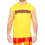 Hulk Hogan "hulkamania" Sleeveless T-shirt Gold [Apparel] [Apparel]