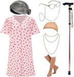 EBYTOP Old Lady Costume for Women, 