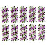 BLOSMON Artificial Flowers Wedding Centerpieces Decorations Fake Flowers 10 Pcs Lilac & White Silk Floral Arrangement Dinning Table Runner Centerpiece, Rose Flower for Room Reception Table Decor