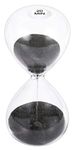 SuLiao Hourglass 20 Minute Sand Timer: 5.1 Inch Black Sand Clock, Large Sand Watch 20 Min for Kids, Games, Classroom, Home, Desk, Office Decorative