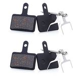 Bestgle 2 Pairs Bicycle Dics Brake Pads Set Semi-Metallic Bike Replacement Brake Pad for Shimano M315 M355 M515 M525 C501 C601 M375 M395 M415 M416 M446 M465 M475 M485 M486