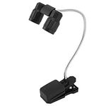 LED Double Headed Clip On Light for Barbeque Grill Reading. 360 Degree Adjustable Rotatable Clamp Light for Outdoor Tent. Aluminum ABS Key Control