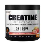 AS-IT-IS ATOM Creatine Monohydrate 100g - 32 Servings, Strawberry Lemonade, Dope Free, Enhances Performance, Promotes Muscle Gains